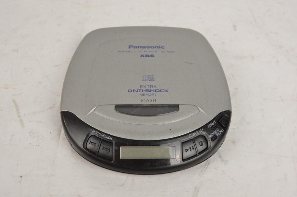 Panasonic SL-S320 XBS Portable CD Player 90s Japan Tested